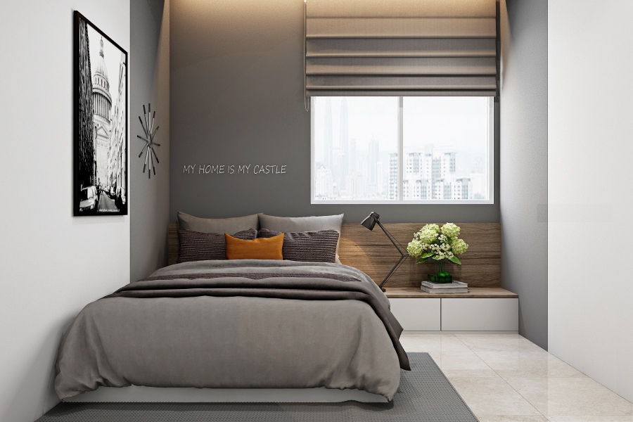 THIẾT KẾ NỘI THẤT CĂN HỘ 2 PHÒNG NGỦ