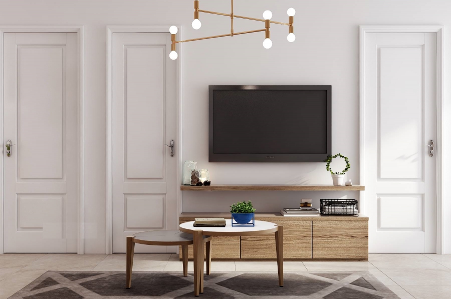 THIẾT KẾ NỘI THẤT CĂN HỘ 2 PHÒNG NGỦ