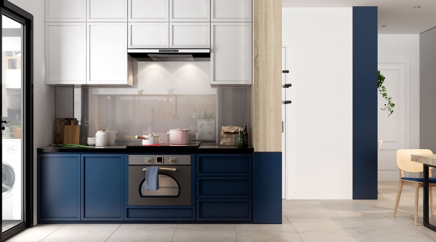 THIẾT KẾ NỘI THẤT CĂN HỘ 1 PHÒNG NGỦ