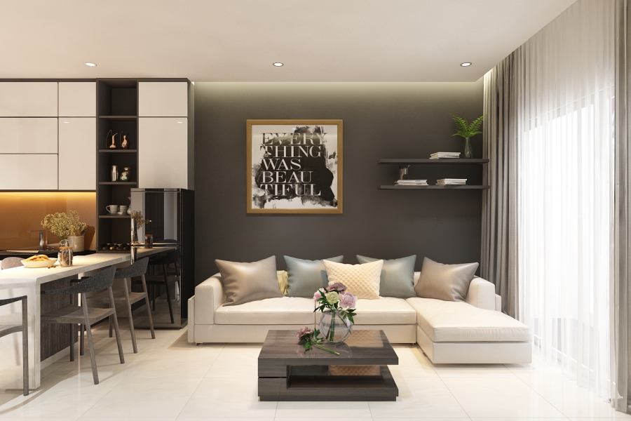 THIẾT KẾ NỘI THẤT CĂN HỘ CHUNG CƯ 3 PHÒNG NGỦ