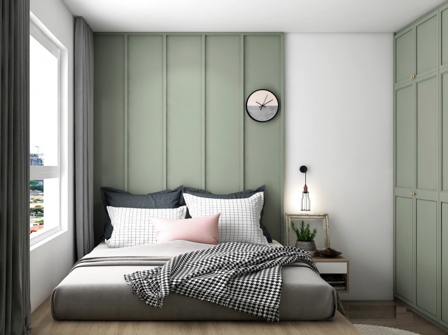 THIẾT KẾ NỘI THẤT CĂN HỘ 2 PHÒNG NGỦ