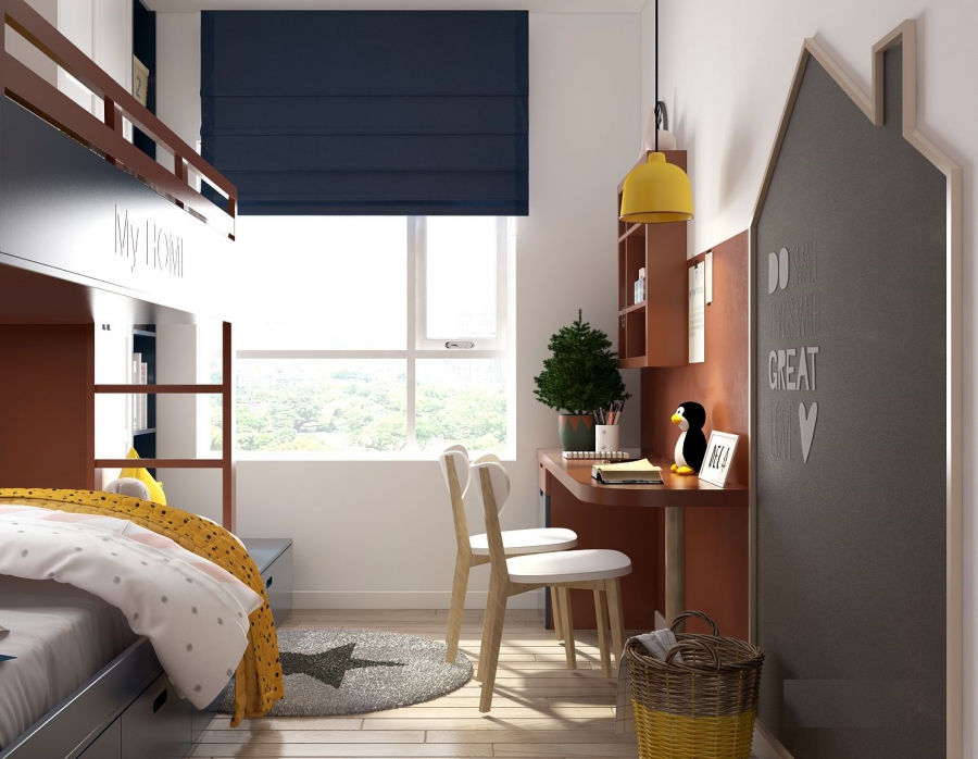 THIẾT KẾ NỘI THẤT CĂN HỘ 2 PHÒNG NGỦ