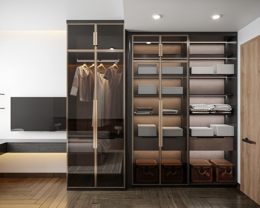 THIẾT KẾ NỘI THẤT NHÀ PHỐ 4 PHÒNG NGỦ, 3 TẦNG, VỚI PHONG CÁCH HIỆN ĐẠI SANG TRỌNG