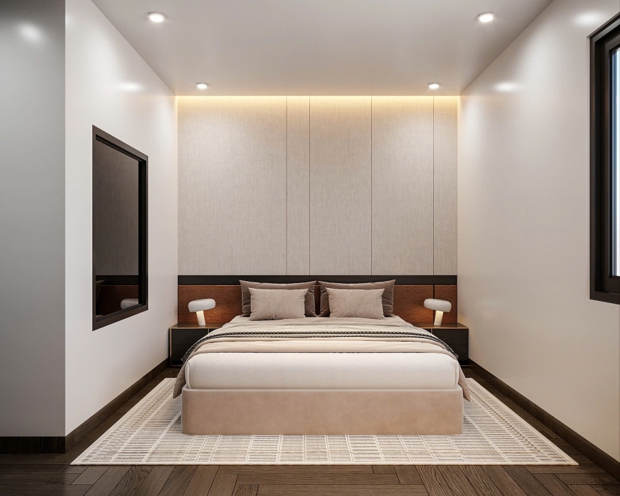 THIẾT KẾ NỘI THẤT NHÀ PHỐ 4 PHÒNG NGỦ, 3 TẦNG, VỚI PHONG CÁCH HIỆN ĐẠI SANG TRỌNG
