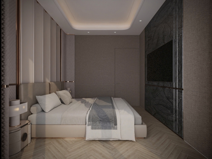 Thiết Kế Nội Thất Căn Hộ 1 Phòng Ngủ, Phong Cách Hiện Đại, Dự Án Masterise Quận 9, Tp.HCM