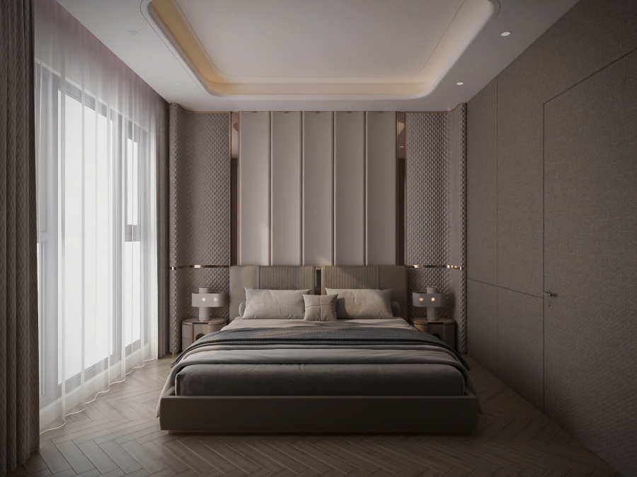 Thiết Kế Nội Thất Căn Hộ 1 Phòng Ngủ, Phong Cách Hiện Đại, Dự Án Masterise Quận 9, Tp.HCM
