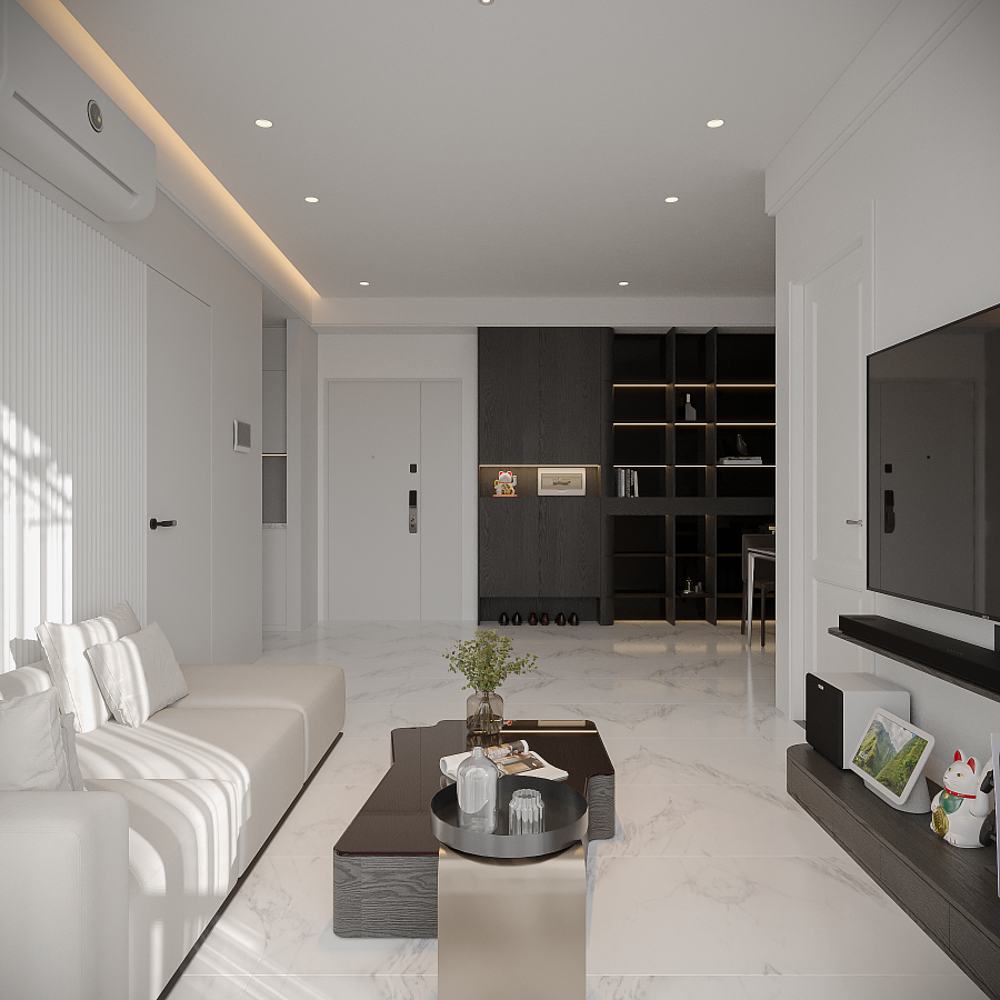 Thiết Kế và Thi Công Nội Thất Căn Hộ 2 Phòng Ngủ, Tại Sài Gòn MIA, Bình Chánh, Tp.HCM