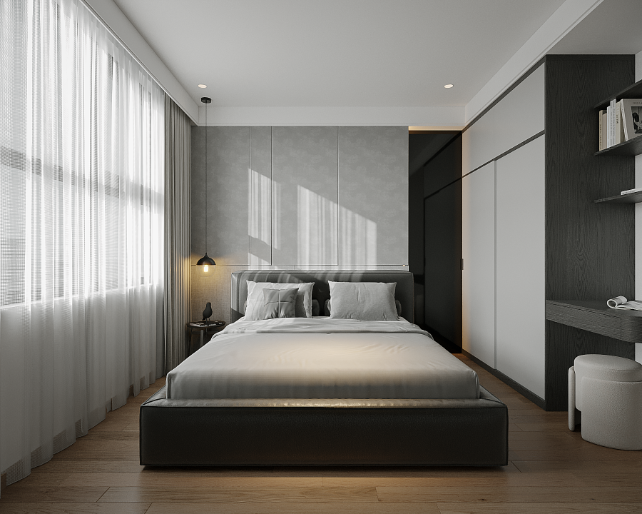 Thiết Kế và Thi Công Nội Thất Căn Hộ 2 Phòng Ngủ, Tại Sài Gòn MIA, Bình Chánh, Tp.HCM