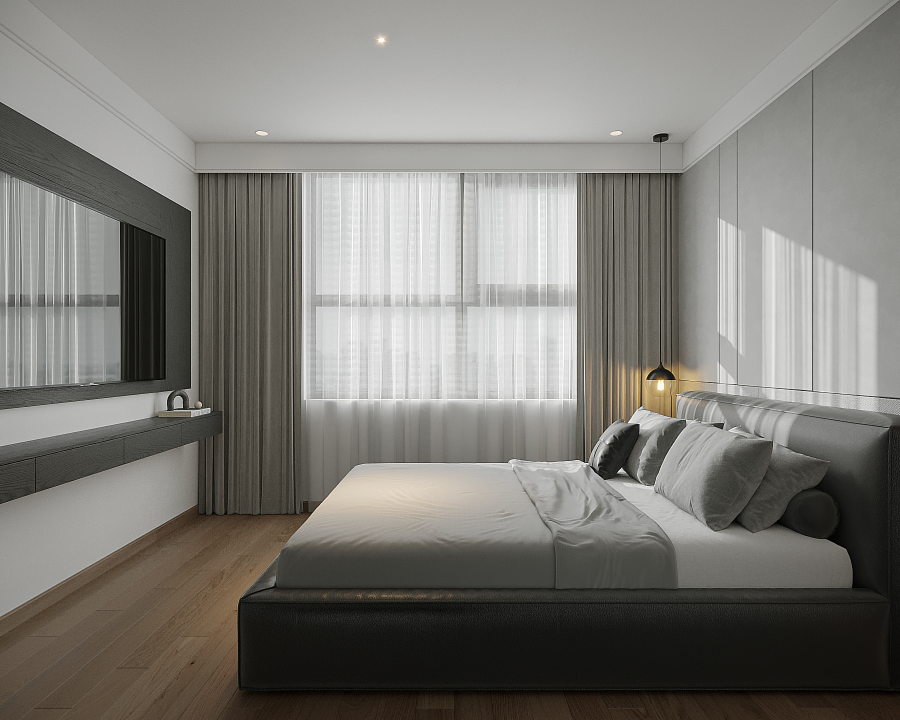 Thiết Kế và Thi Công Nội Thất Căn Hộ 2 Phòng Ngủ, Tại Sài Gòn MIA, Bình Chánh, Tp.HCM