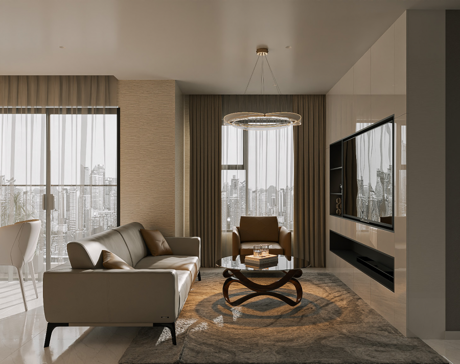 Thiết Kế Thi Công Nội Thất Căn Hộ 2 Phòng Ngủ, Phong Cách Luxury, Vinhome Quận 9, Tp.HCM