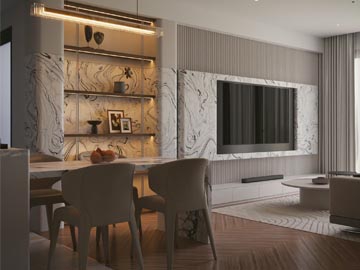 Thiết Kế Thi Công Nội Thất Căn Hộ 3 Phòng Ngủ, Dự Án Urban Green, Tp.HCM